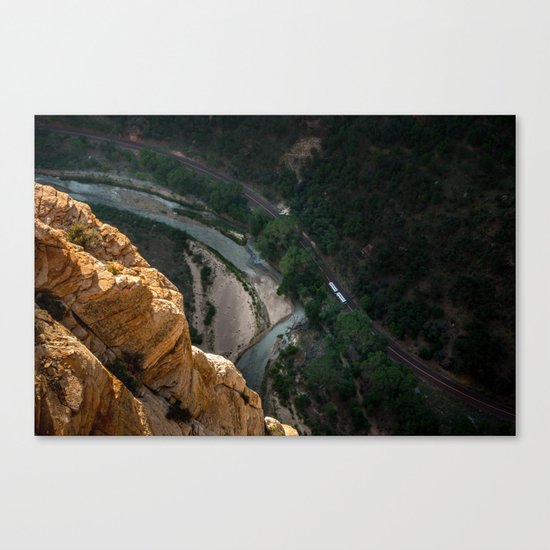 On the Edge Canvas Print