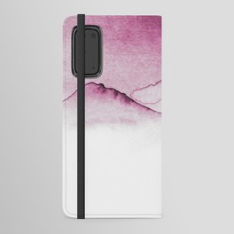 Pink Sky Mountains Android Wallet Case