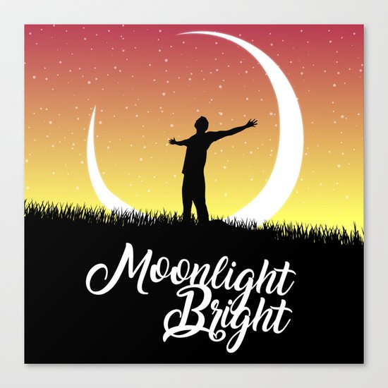 Moonlight Bright Canvas Print
