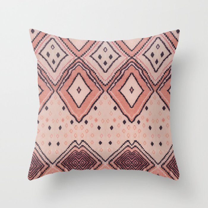 Bohemian Bazaar: A Tapestry of Oriental Heritage and Moroccan Tradition Throw Pillow
