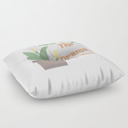 Peace Lily The Drama Queen Floor Pillow
