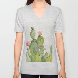 Cactus V Neck T Shirt