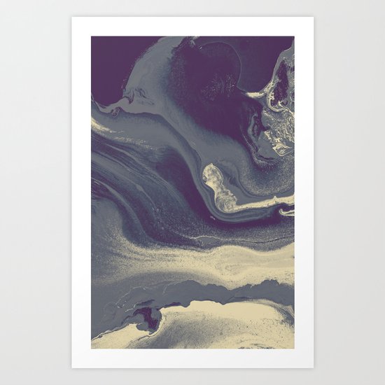 Marble Y Art Print