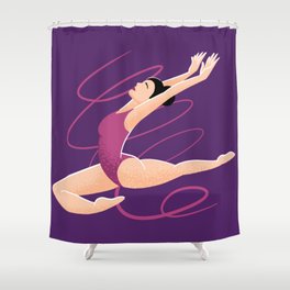 Gymnast Shower Curtain