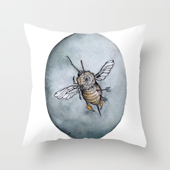 The Queens Last Warrior Throw Pillow