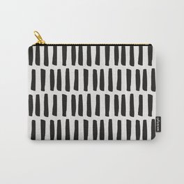 Bold Black Lines Carry-All Pouch