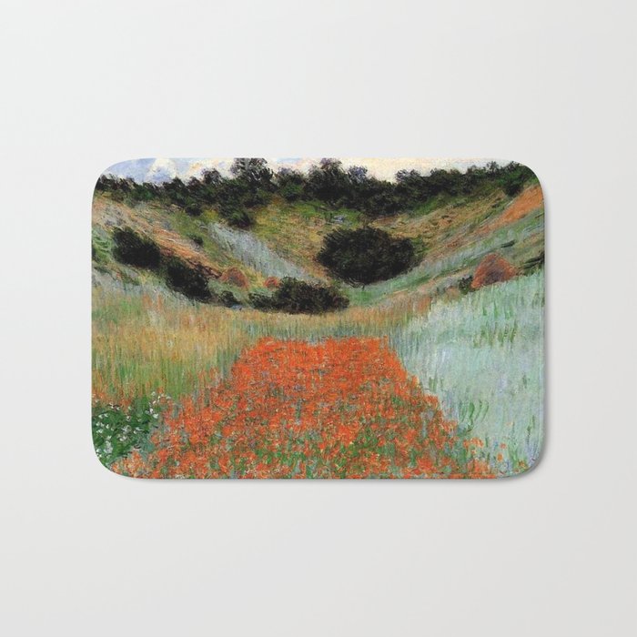 Poppy Field in a Hollow near Giverny by Claude Monet Art