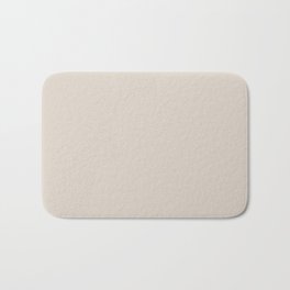 Neutral Beige / Tan Solid Color Pairs Pantone Birch 13-0905 TCX - Shades of Orange Hues Bath Mat