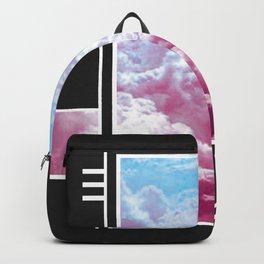 Vaporwave sky / Shapes / 80s / 90s / aesthetic Backpack