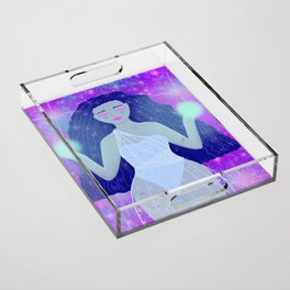 Blue witch Acrylic Tray