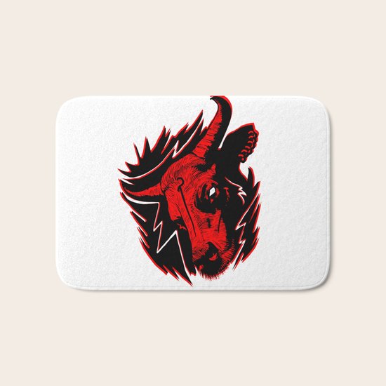 R-bull Bath Mat