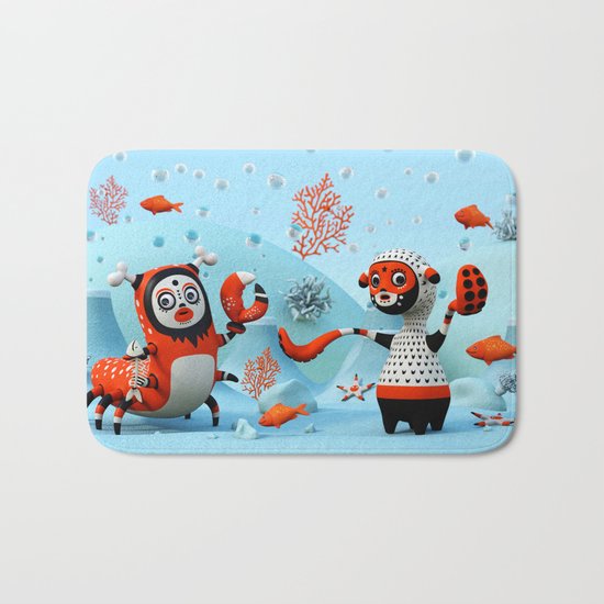 Dead Fish Bath Mat