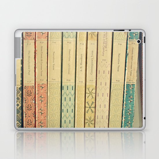 Old Books Laptop & iPad Skin