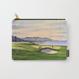 Pebble Beach Golf Course 9th Green Carry-All Pouch | Golfinggifts, Openchampionship, Famousgolf, Golfpaintings, Painting, 2019Opengolf, Holkhampaintings, Californiagolf, Golfingprints, Monteraybay 