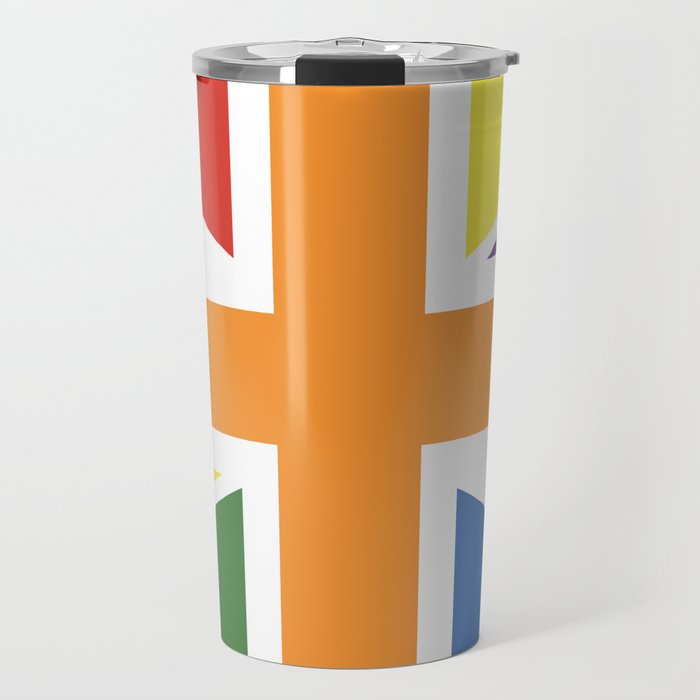RAINBOW PRIDE UK FLAG LBGT LBGT+ LBGTQB+ Travel Mug