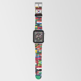 Flags of all countries of the world Apple Watch Band