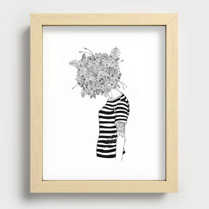Different Recessed Framed Print
