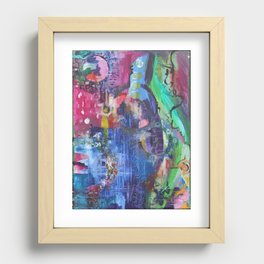 It seems like outer space Recessed Framed Print