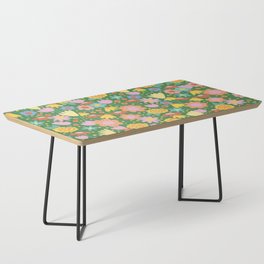 Floral pattern green Coffee Table