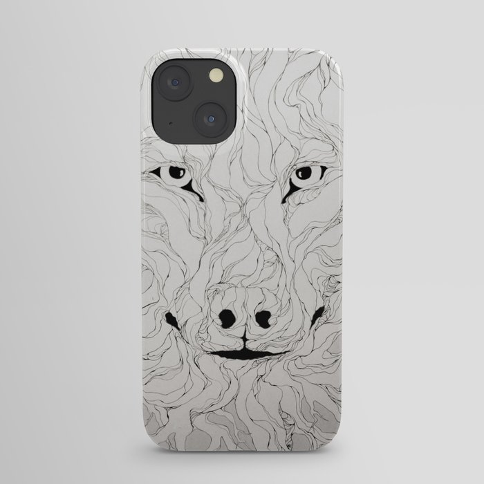 Wolfs wood iPhone Case