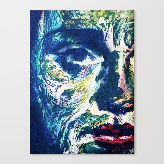 Muddy Water Face Canvas Print