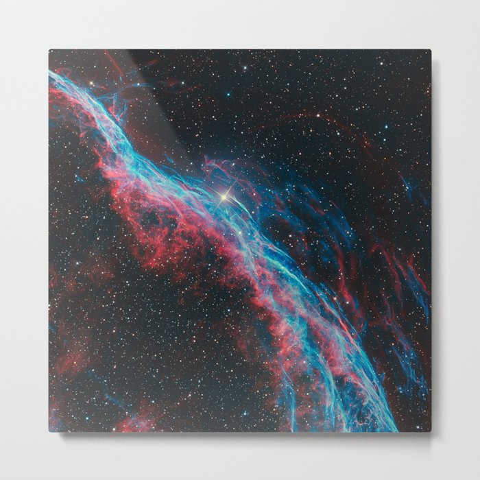 Veil Nebula Metal Print