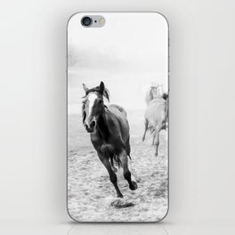 Running with the horses iPhone Skin