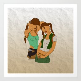 Lara Croft Art Prints Society6