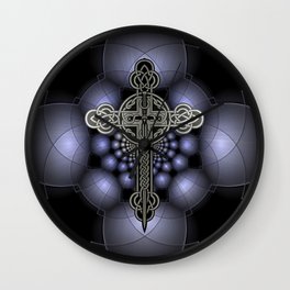 Celtic steel cross Wall Clock | Coldsteel, Steel, Watercolor, Graphicdesign, Armor, Celtic, Cross 