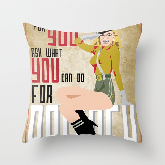 Long Live The Queen Throw Pillow
