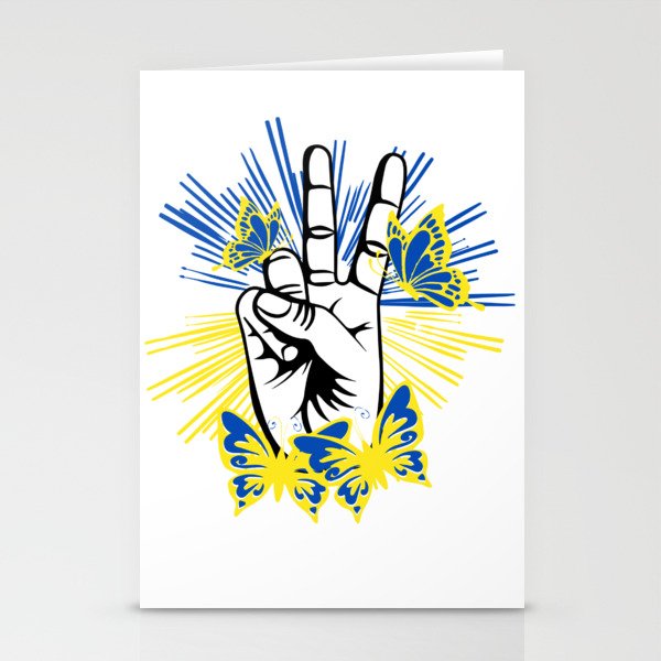 peace for Ukraine Stationery Cards