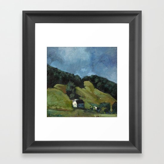 Near Laurel Branch Framed Art Print