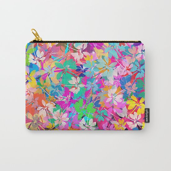 Floral abstract(47). Carry-All Pouch