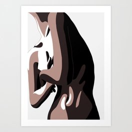 Don’t say maybe if you want to say no. Art Print