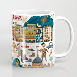Rome map Mug