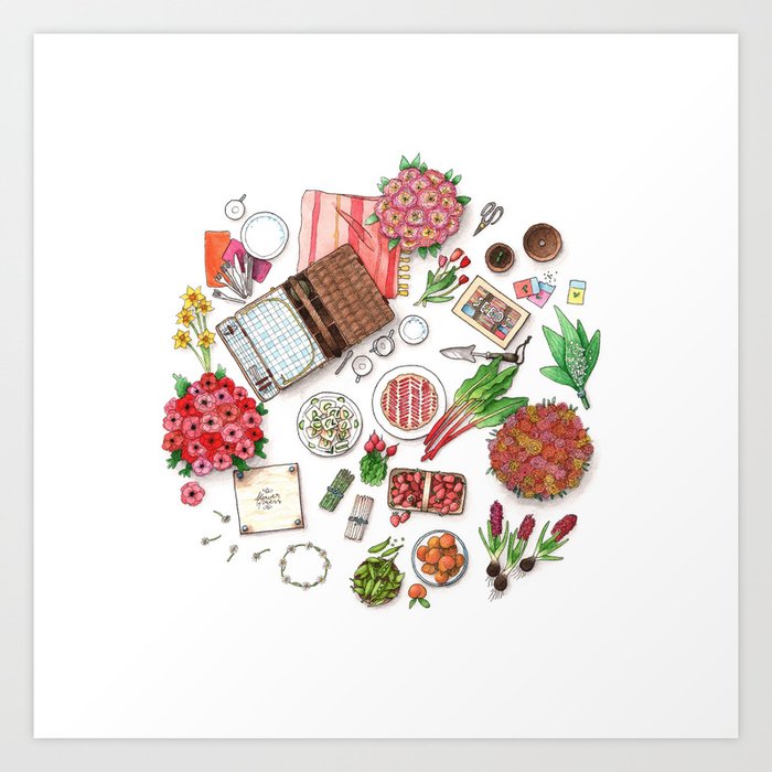 spring collection Art Print