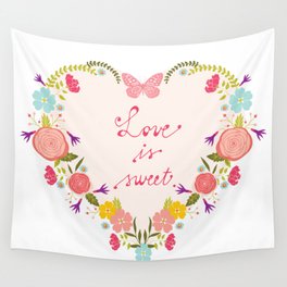 Love is Sweet Wall Tapestry