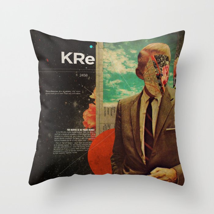 Exhaling My Thoughts Throw Pillow
