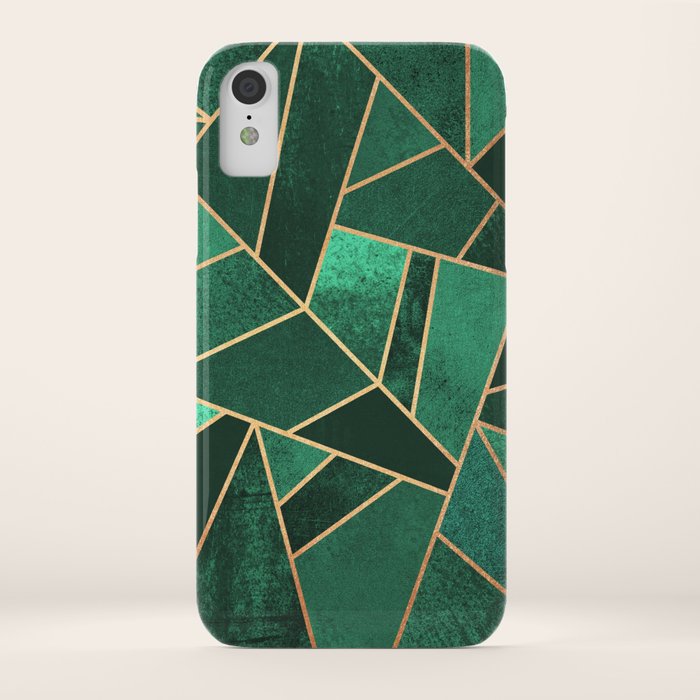 emerald and copper iphone case