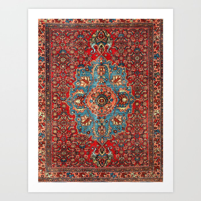 Bidjar Antique Kurdish Northwest Persian Rug Print Kunstdrucke Bidjar Antique Kurdish Northwest Persian Rug Print Kunstdrucke