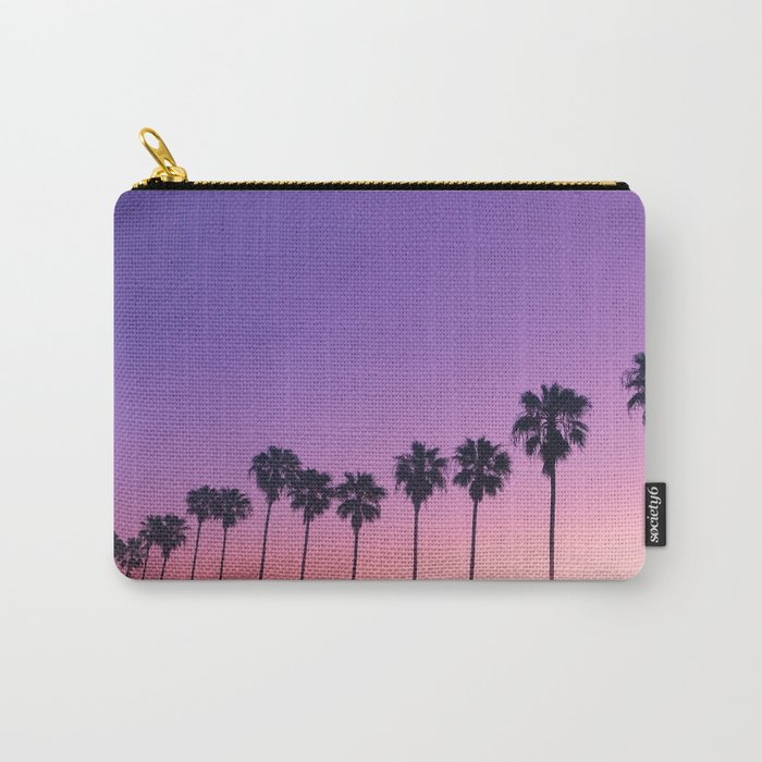 Palm Sunset Carry-All Pouch