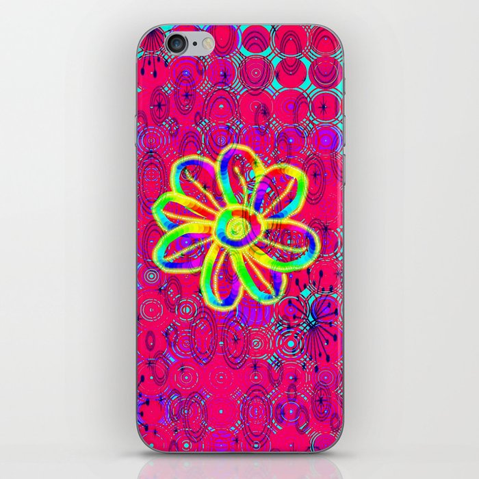 Rainbow Flower iPhone Skin