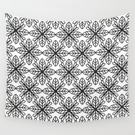 Black and white pattern 6002 Wall Tapestry