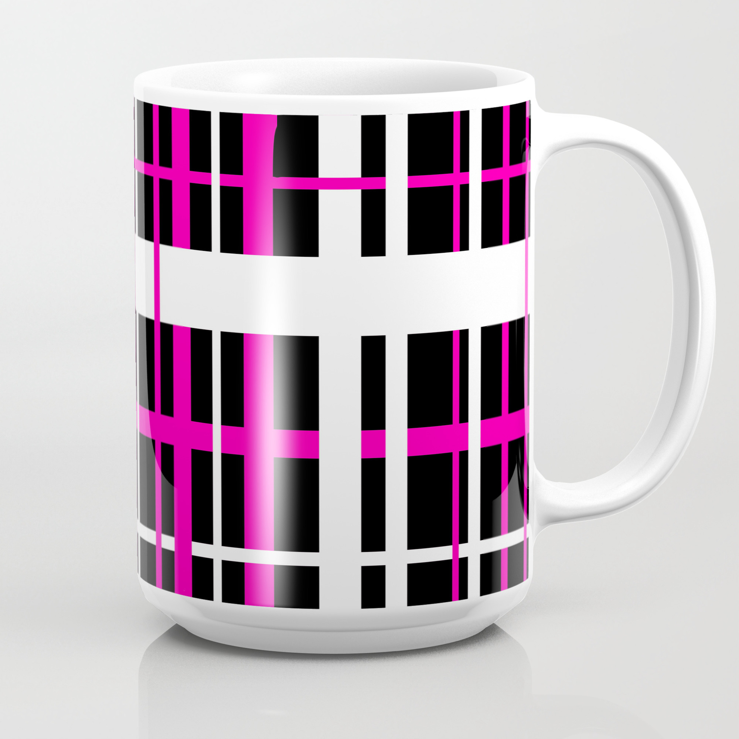 Sy Hot Pink Coffee Mug By Mina Hatfield Society6 Sy Hot Pink Coffee Mug By
