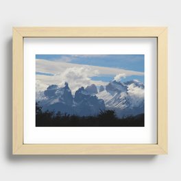Argentinian Mountains Recessed Framed Print