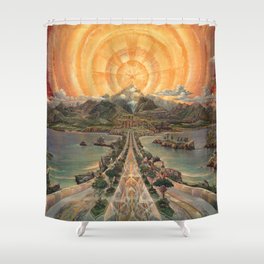 The Path Shower Curtain