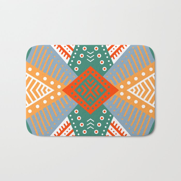 Geometric Abstract #3 Bath Mat