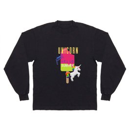 unicorn popsicle Long Sleeve T-shirt