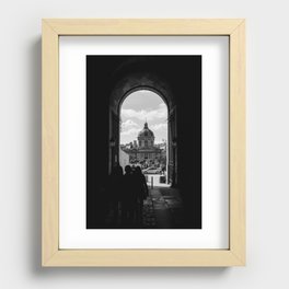 Paris daytime | Travel art photography | Île-de-France print | The Louvre Recessed Framed Print
