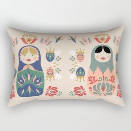 Matryoshka Dolls Rectangular Pillow